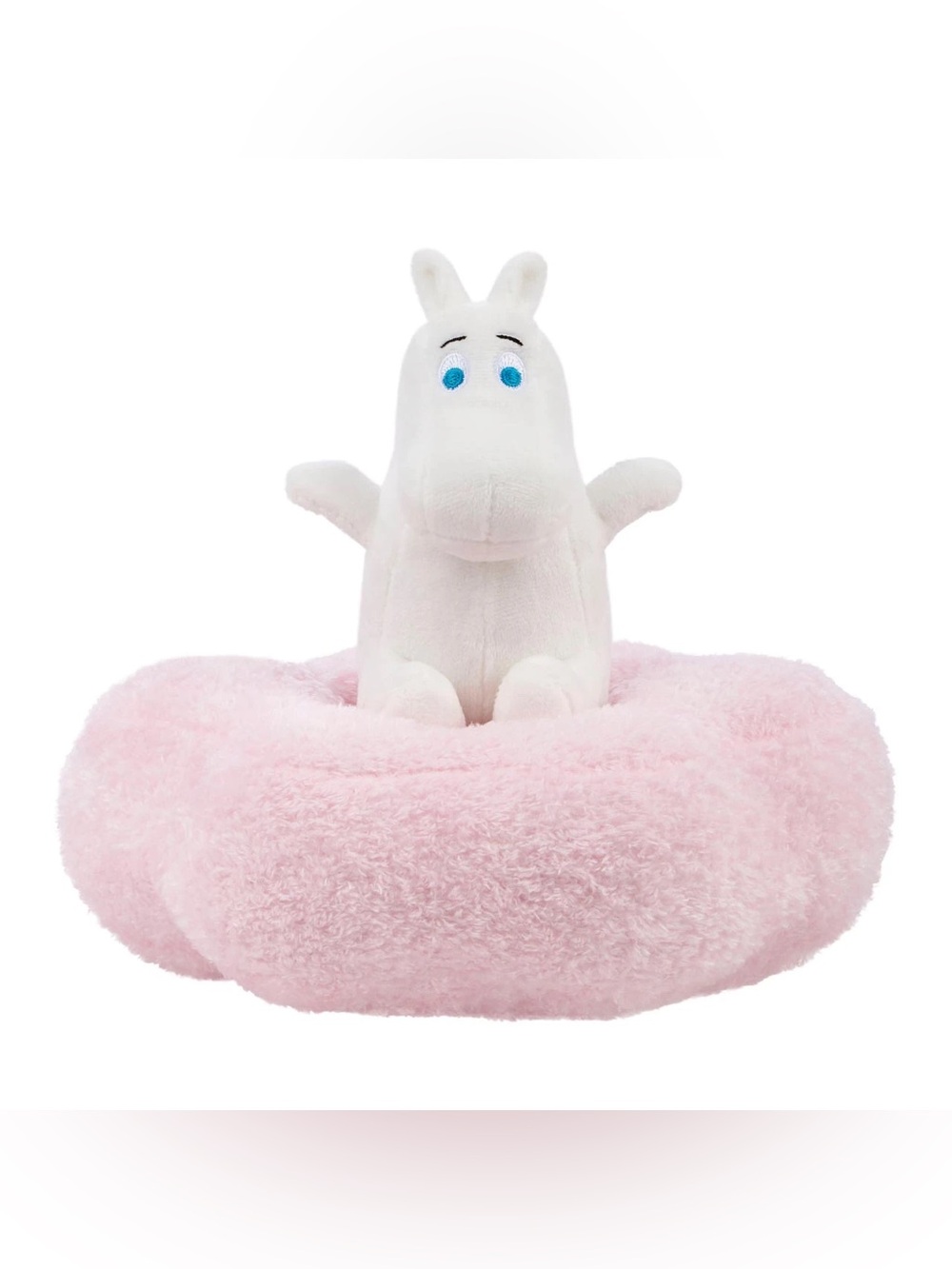 Rare! NWT Moomin Moomintroll in Cloud Plush 8" White Cute Collectible Toy